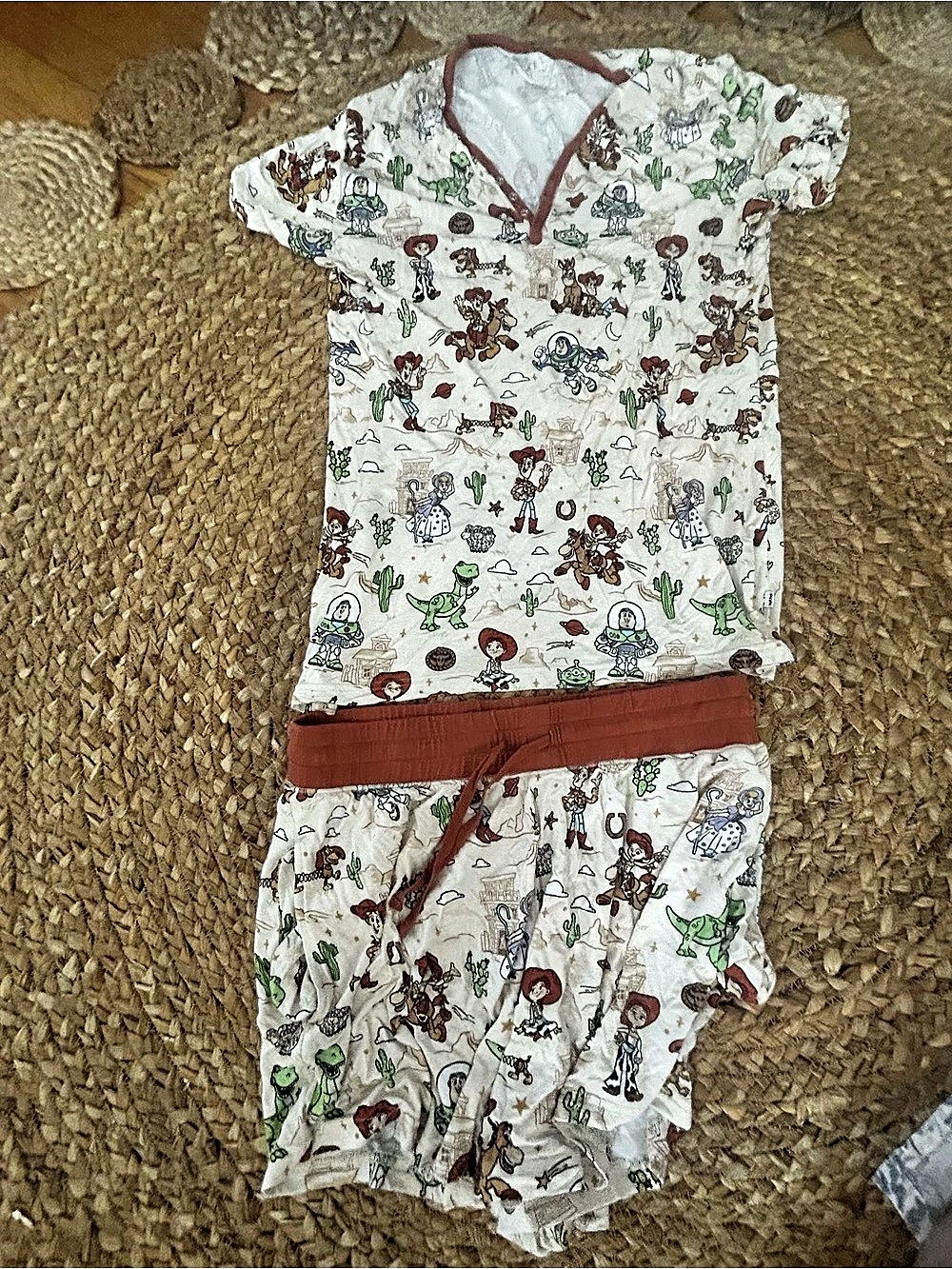 Little sleepies Disney Toy Story adult Small Pajama Set